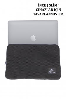 CASE CLUB 15,6'' inç File  Sünger Macbook ve Laptop Kılıfı 